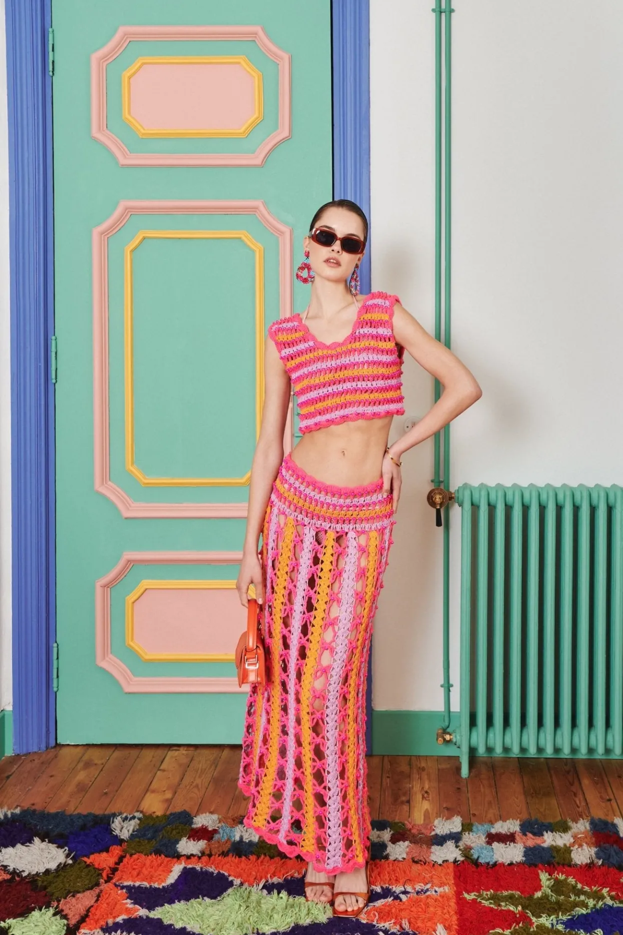 Celia B Aden Skirt Pink-Women Skirts