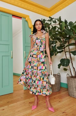 Celia B Arafura Dress Multi-Women Dresses