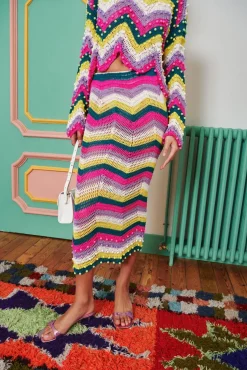 Celia B Balearic Skirt-Women Crochet