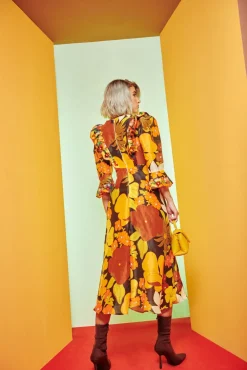 Celia B Bronze Dress-Women Dresses