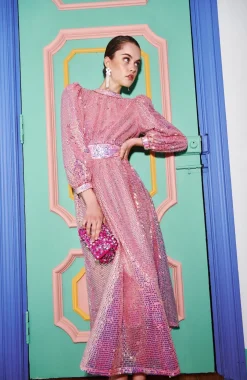 Celia B Bunzi Dress Pink-Women Dresses