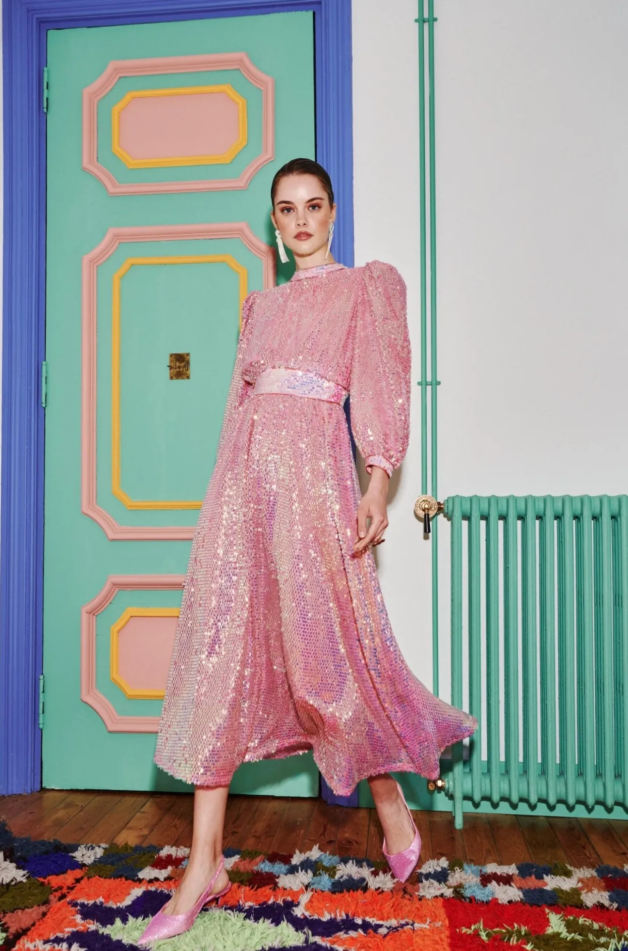 Celia B Bunzi Dress Pink-Women Dresses