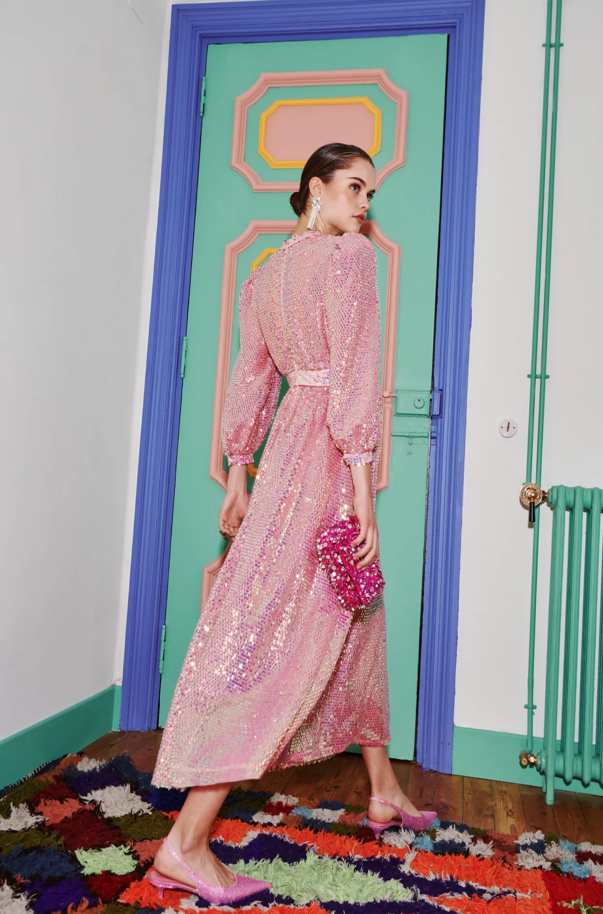 Celia B Bunzi Dress Pink-Women Dresses