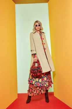 Celia B Carmesi Coat-Women Coats & Jackets