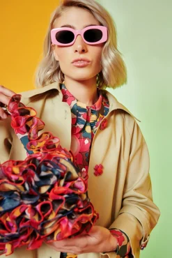 Celia B Carmesi Coat-Women Coats & Jackets