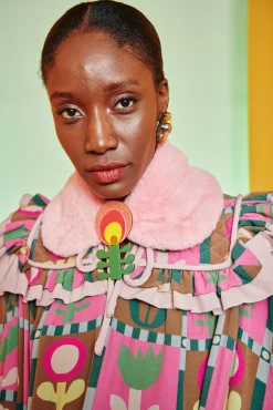 Celia B Cerise Collar-Women Accessories