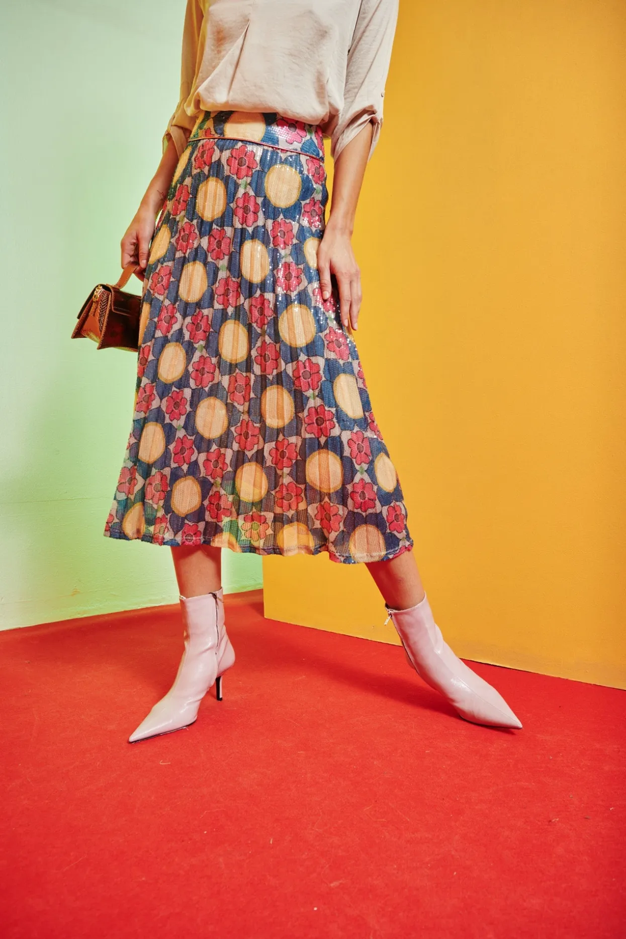 Celia B Cobalto Skirt-Women Skirts