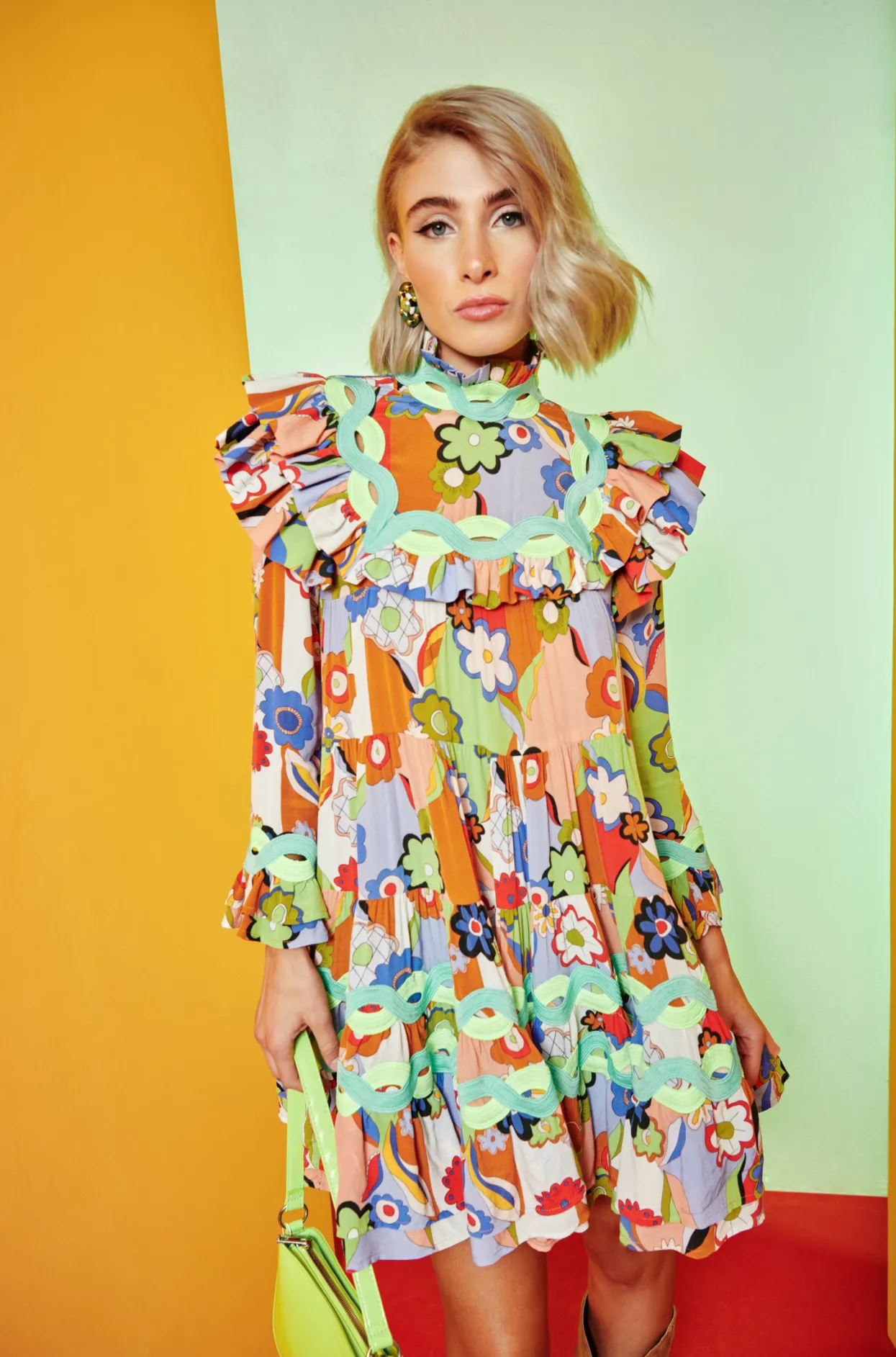 Celia B Coquelicot Dress-Blue-Women Dresses