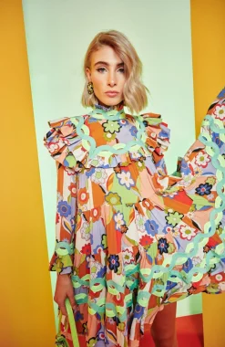 Celia B Coquelicot Dress-Blue-Women Dresses