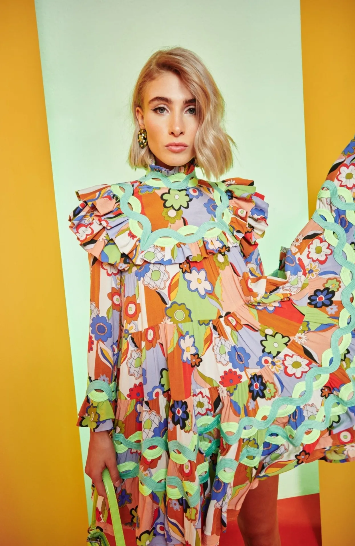 Celia B Coquelicot Dress-Blue-Women Dresses