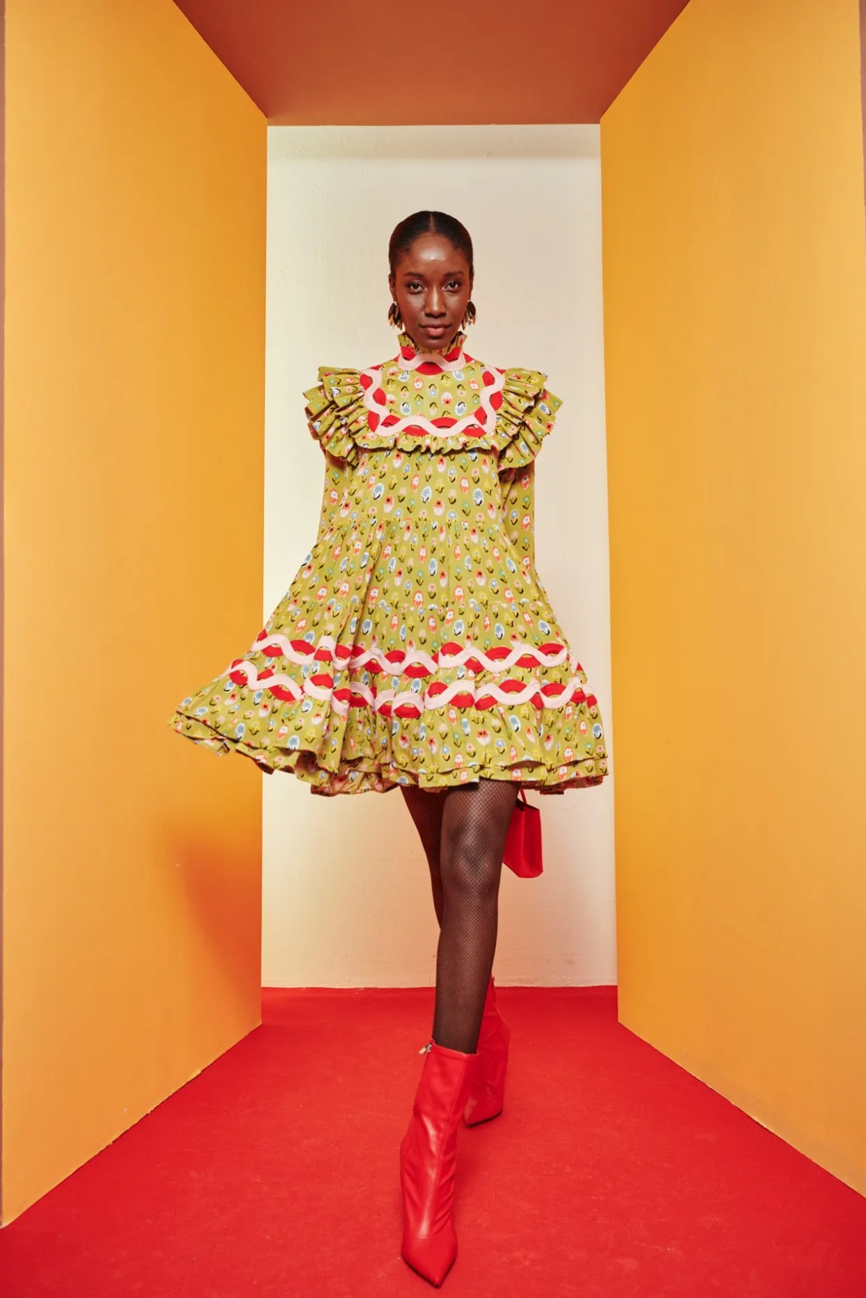 Celia B Coquelicot Dress-Green-Women Dresses