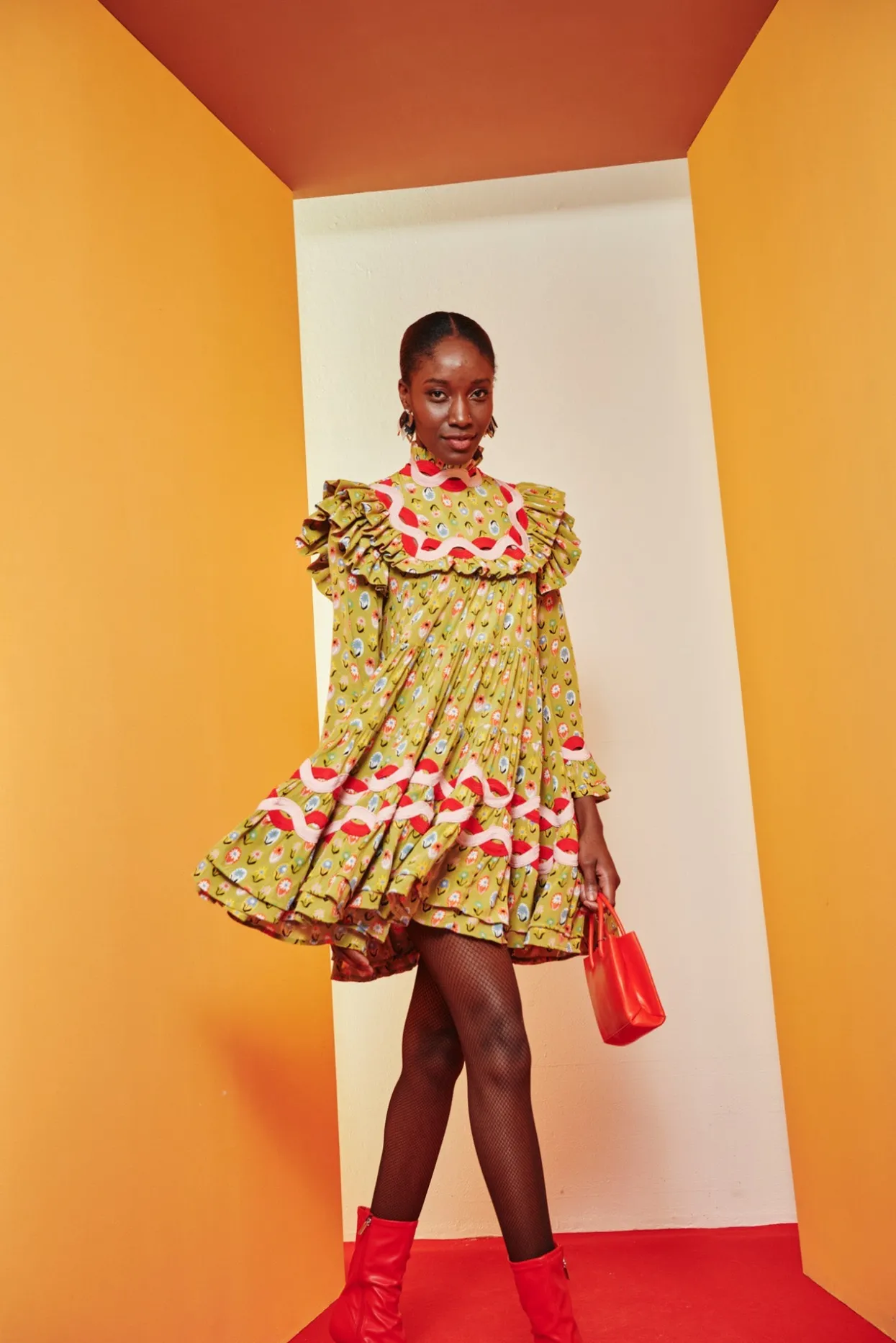 Celia B Coquelicot Dress-Green-Women Dresses