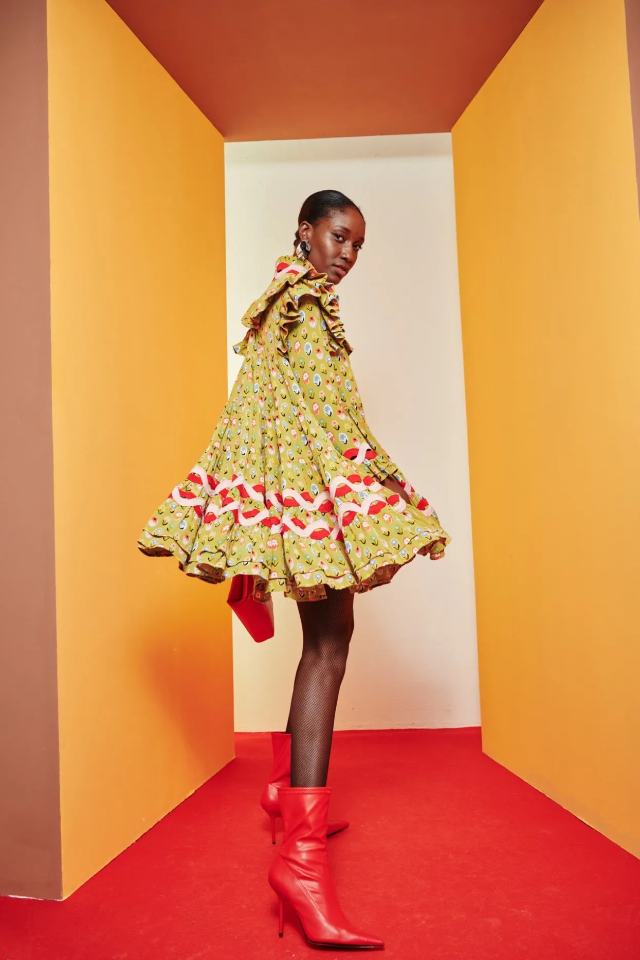 Celia B Coquelicot Dress-Green-Women Dresses