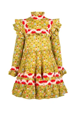 Celia B Coquelicot Dress-Green-Women Dresses