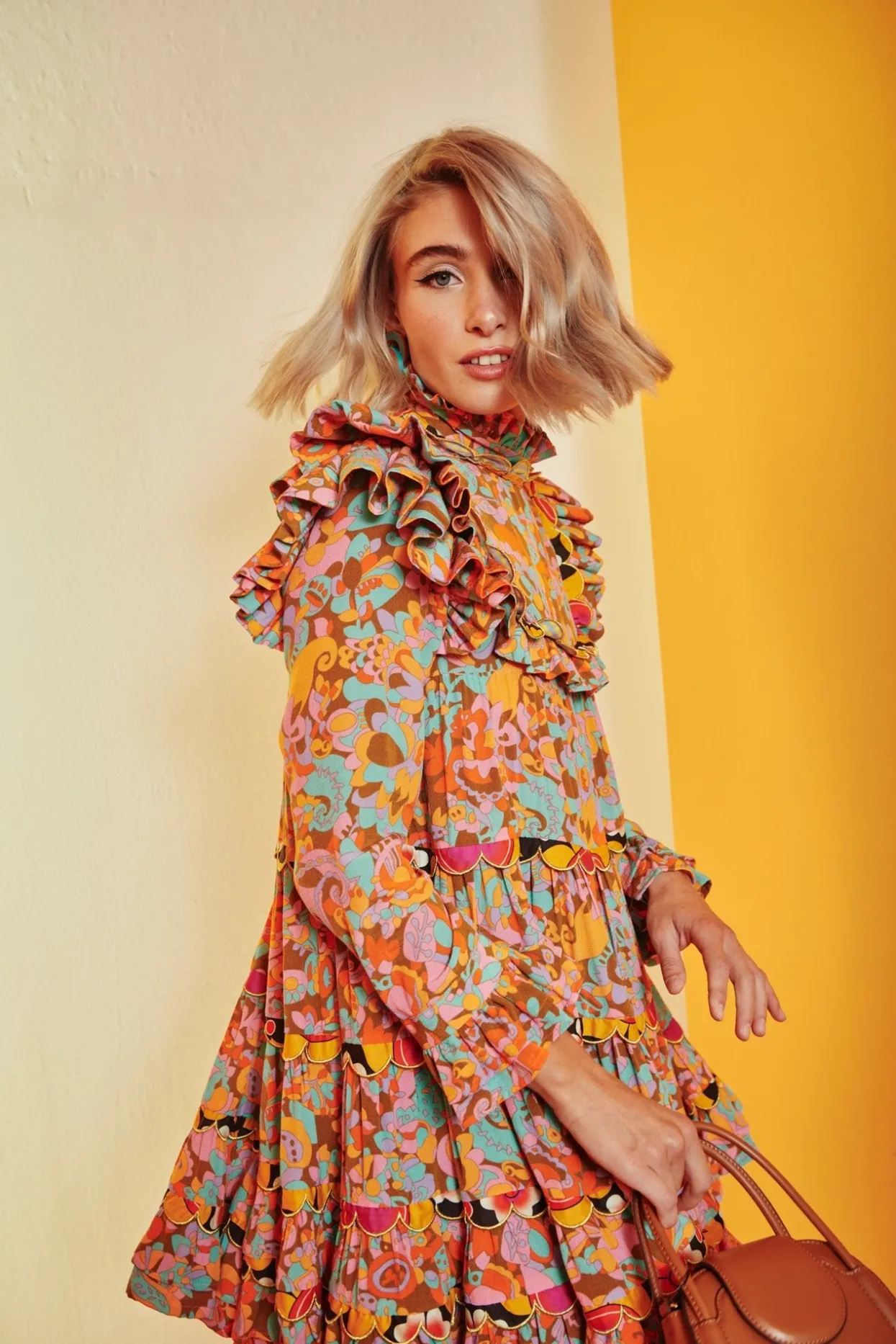 Celia B Coquelicot Dress-Purple-Women Dresses