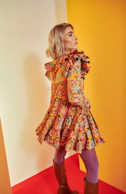 Celia B Coquelicot Dress-Purple-Women Dresses