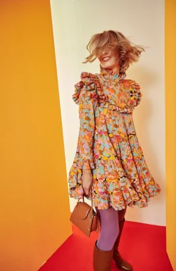 Celia B Coquelicot Dress-Purple-Women Dresses