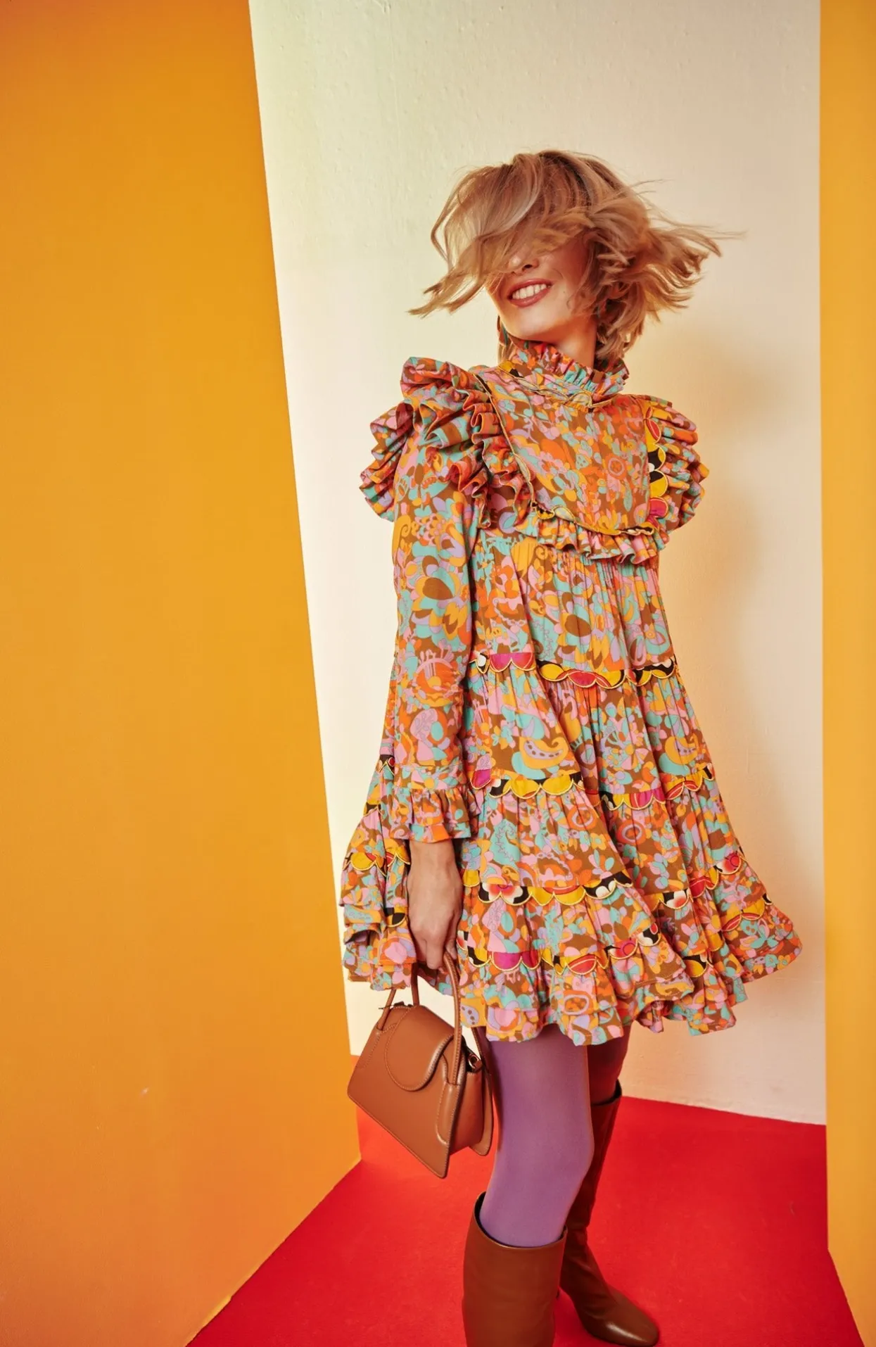 Celia B Coquelicot Dress-Purple-Women Dresses