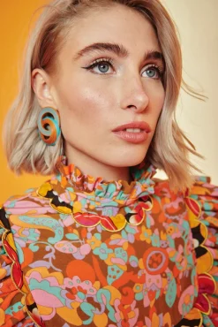 Celia B Coquelicot Dress-Purple-Women Dresses