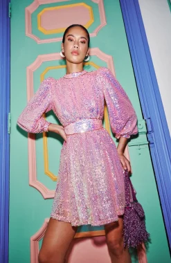 Celia B Ezili Dress Pink-Women Dresses