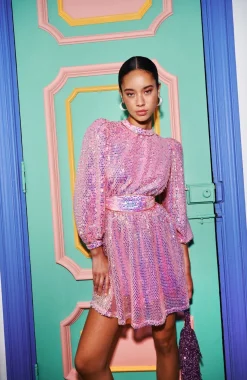 Celia B Ezili Dress Pink-Women Dresses