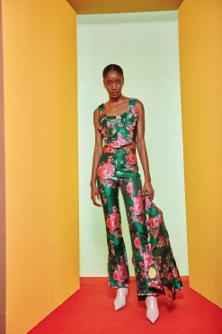 Celia B Falu Pant-Green-Women Pants