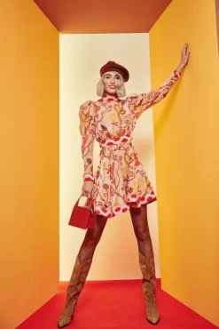 Celia B Flamingo Dress-Women Dresses