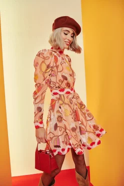 Celia B Flamingo Dress-Women Dresses