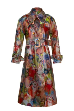 Celia B Flax Trench Coat-Women Coats & Jackets