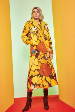 Celia B Giallo Jacket-Women Coats & Jackets