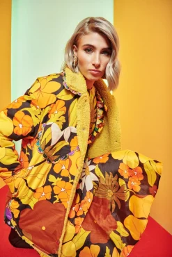 Celia B Giallo Jacket-Women Coats & Jackets