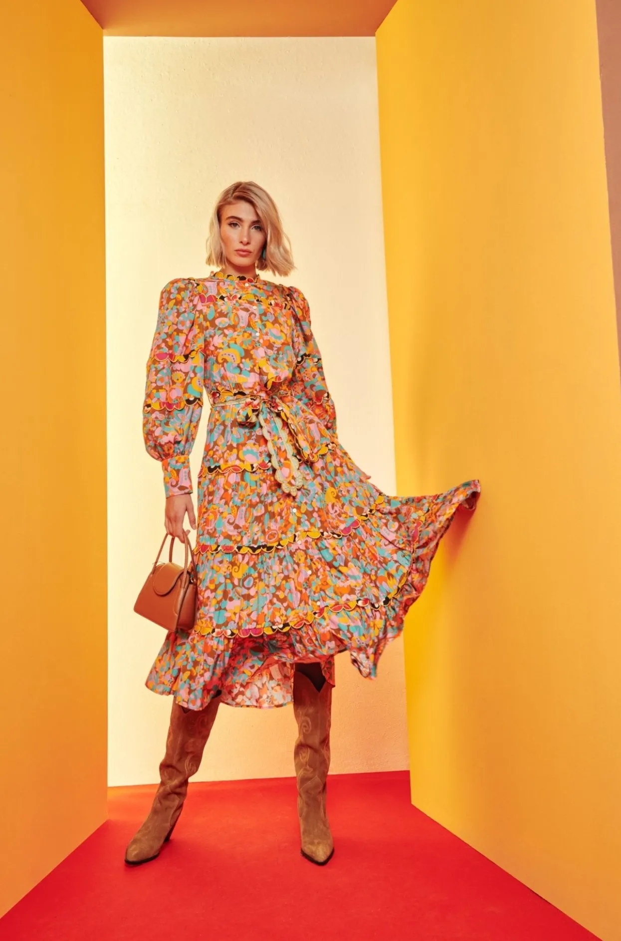 Celia B Gualda Dress-Women Dresses