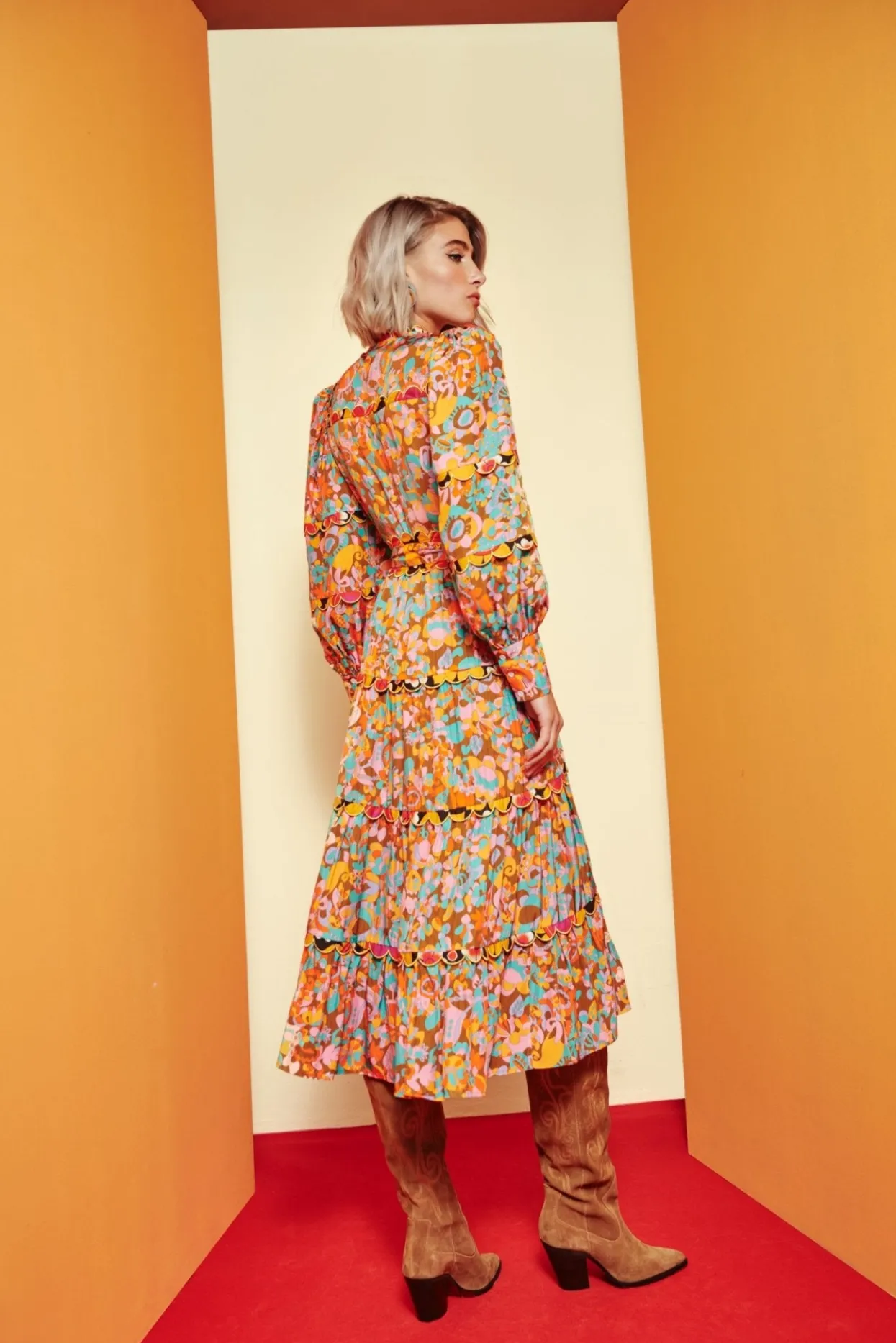 Celia B Gualda Dress-Women Dresses