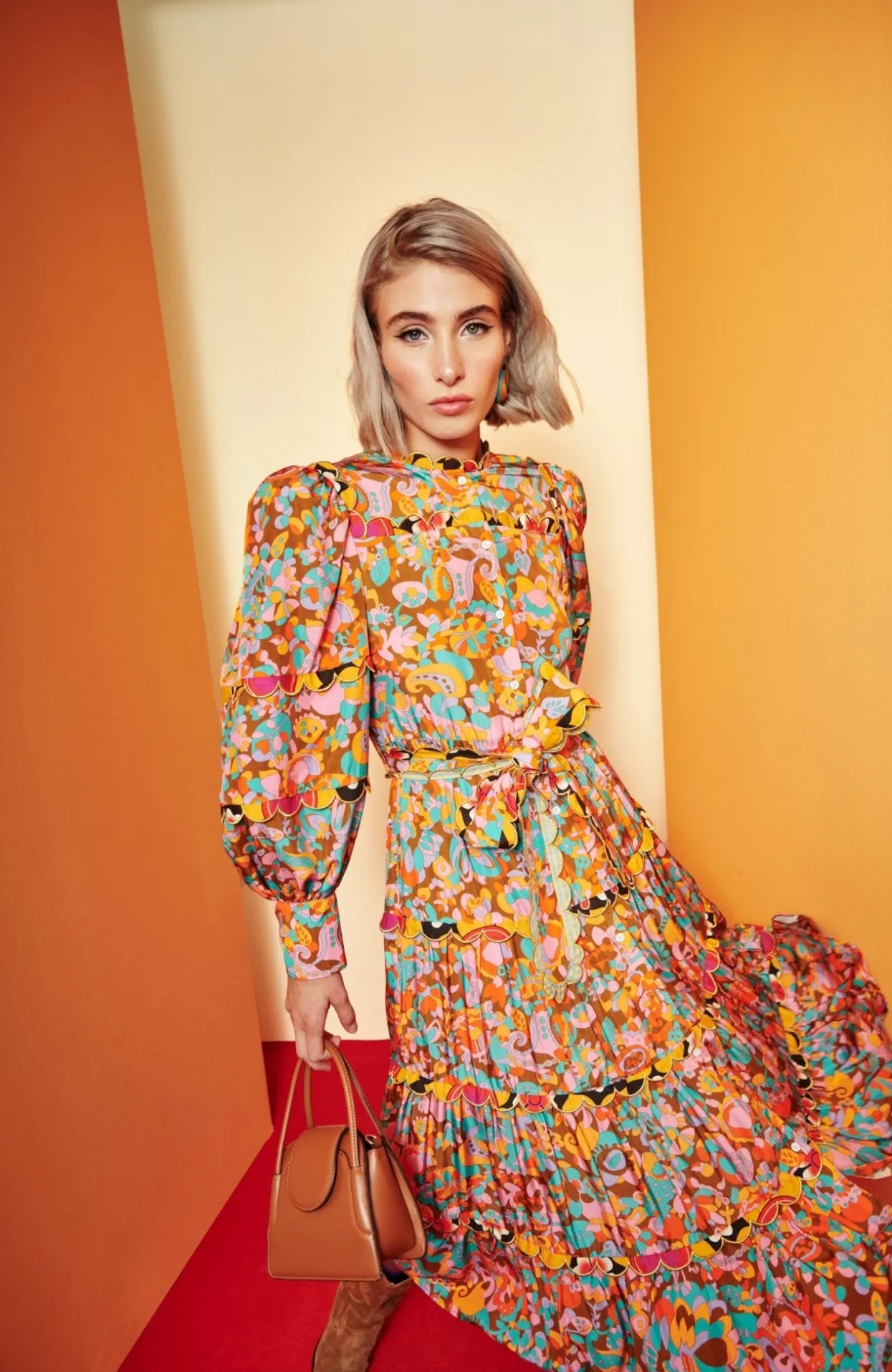 Celia B Gualda Dress-Women Dresses