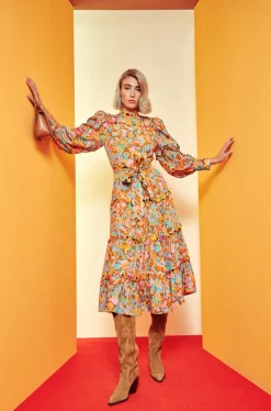 Celia B Gualda Dress-Women Dresses