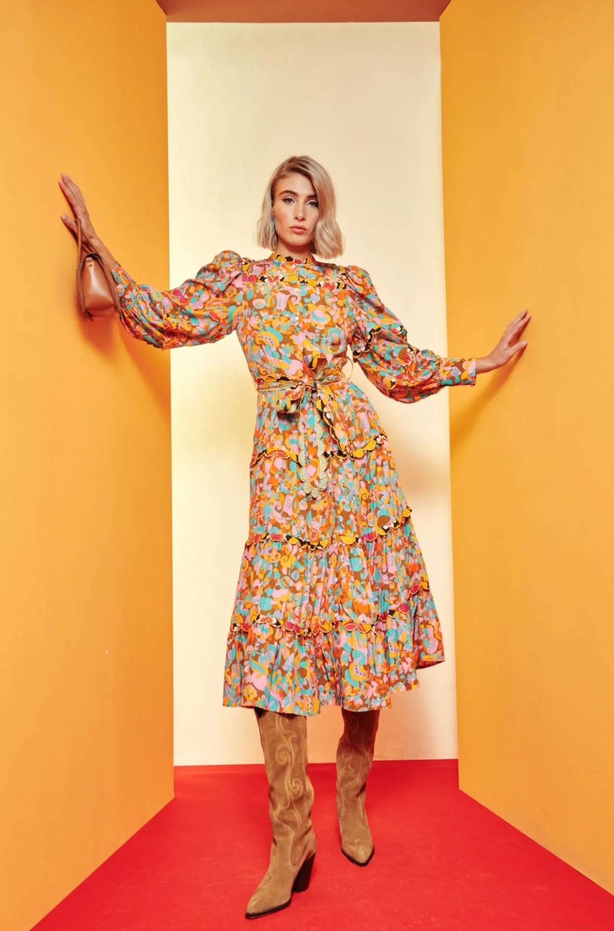 Celia B Gualda Dress-Women Dresses