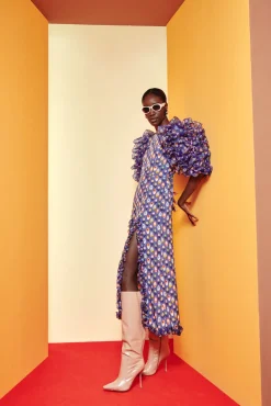 Celia B Indigo Dress-Women Dresses