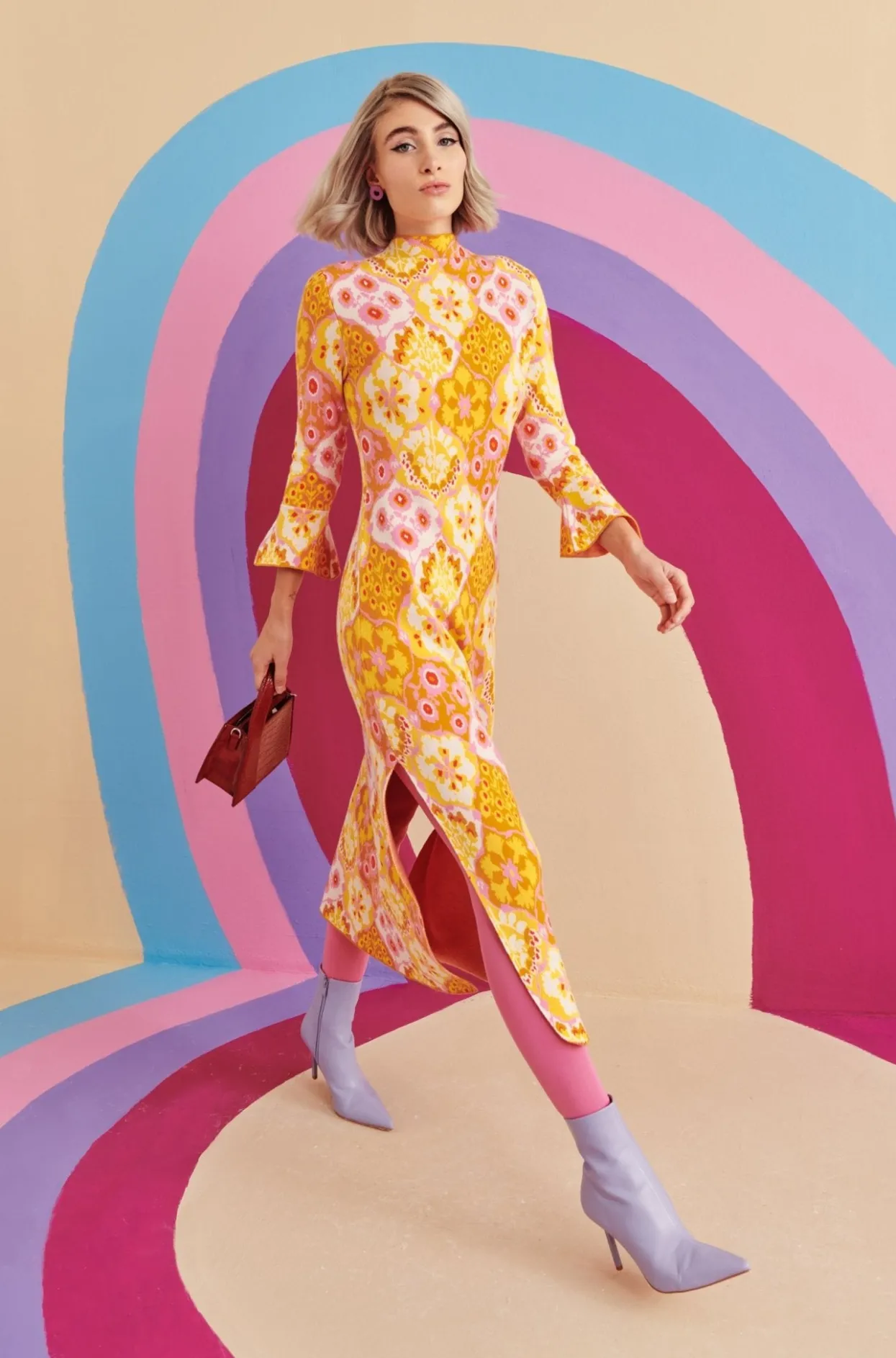 Celia B Jaune Dress-Women Dresses