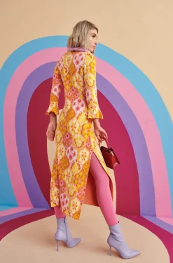 Celia B Jaune Dress-Women Dresses