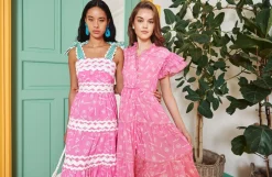 Celia B Lena Dress Pink-Women Dresses