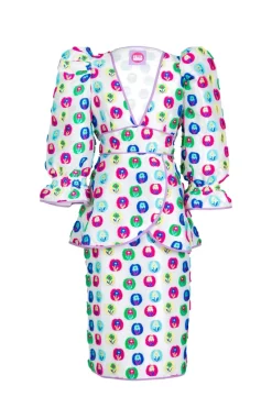 Celia B Lilett Dress-White-Women Dresses