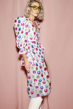 Celia B Lilett Dress-White-Women Dresses