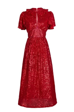 Celia B Margarita Dress-Red-Women Dresses