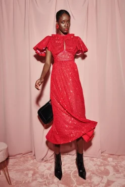 Celia B Margarita Dress-Red-Women Dresses