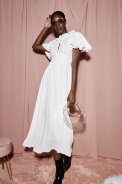 Celia B Margarita Dress-White-Women Dresses