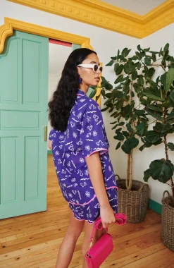 Celia B Nakuru Top Blue-Women Tops