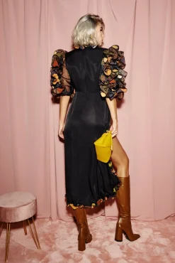 Celia B Paloma Dress-Black-Women Dresses