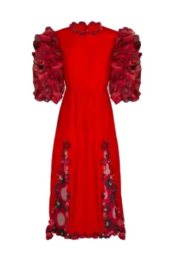 Celia B Paloma Dress-Red-Women Dresses
