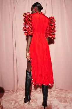 Celia B Paloma Dress-Red-Women Dresses