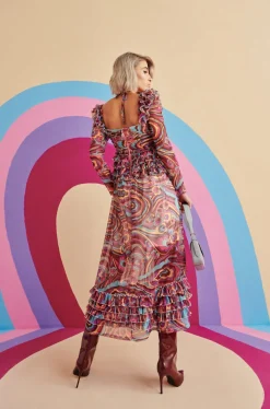 Celia B Plumbago Dress-Women Dresses